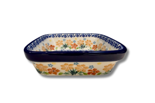 429 Bunzlau vierkant schaaltje 13 x 13 cm 3337X